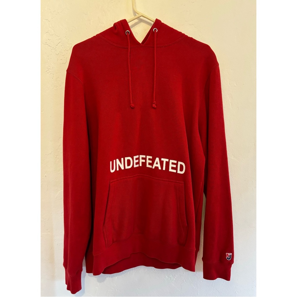 Red UNDEFEATED Hoodie